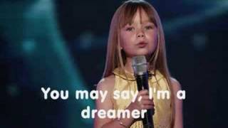 Connie Talbot  Imagine With lyrics [upl. by Muriel982]