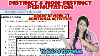 SOLVING PERMUTATION LAS Grade 10 Additional Activities  Tagalog Tutorial  MathTV PH [upl. by Yrallam]