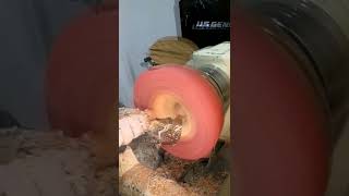 epoxy resin bowl blackwalnut hybird turning woodturning woodturner lathe [upl. by Terraj]