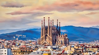 Interior de la Sagrada Familia en Barcelona ¿el Mas Hermosos del Mundo [upl. by Kahcztiy]