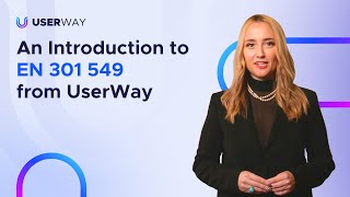 An Introduction to EN 301 549 from UserWay [upl. by Asia]