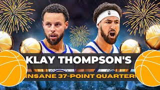 Klay Thompsons INSANE 37point quarter [upl. by Ilohcin828]