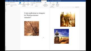 Como redimensionar várias imagens do Word de uma só vez [upl. by Hannahs955]