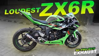 INDIAs most loaded 2024 ZX6R is extremely LOUD 🔥💥 [upl. by Leffen806]