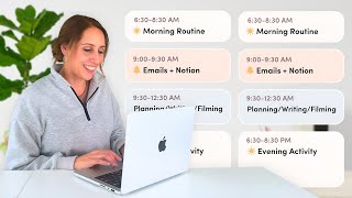 How to Design Your IDEAL Weekly Schedule [upl. by Asta]