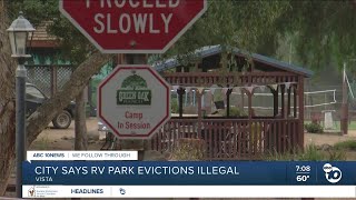 Vista RV park evictions are illegal [upl. by Mcintyre616]