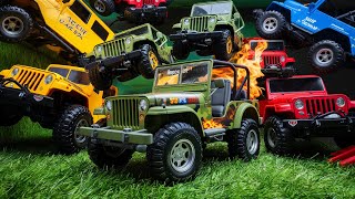 Jeeps Cars Jeep Wrangler Unlimited  TRX4 Range Rover  Mini Jeep Wrangler  RC Jeep Wrangler 4X4 [upl. by Akimyt744]