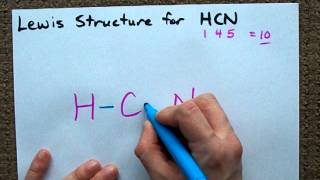 Lewis Structure of HCN [upl. by Lad456]