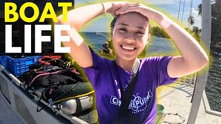 Boat diving in Philippines [upl. by Neom]