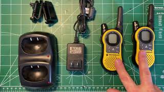 Motorola MH230R GMRS Radios Charger Repair [upl. by Airpac874]