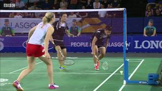 WD Bronze  MAS vs ENG  2014 Commonwealth Games badminton [upl. by Semmes]