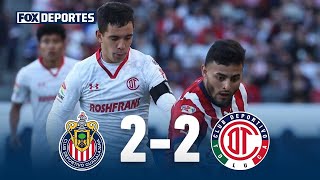 Chivas 22 Toluca  HIGHLIGHTS  Amistoso en FOX  25 de marzo [upl. by Nahsed]