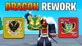 Finally Dragon Rework Is Here Blox Fruits [upl. by Arabela]