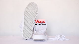 CÓMO LAVAR TENIS BLANCOS VANS I FACIL Y RAPIDO [upl. by Alad]