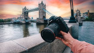 RELAXING 25 MINUTES OF POV PHOTOGRAPHY  LONDON CITY 1DX MKIII [upl. by Mindi245]