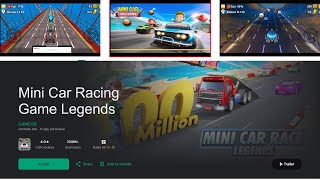 Mini Car Racing Game Legends  Car Racing  Car Game [upl. by Hertz]