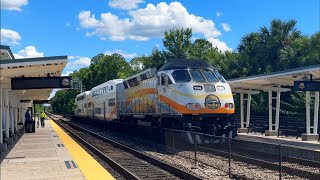 SunRail Simulated Service Trains ft AMTK 161  6242024 [upl. by Avruch]