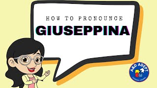 How to Pronounce the Name Giuseppina Say Giuseppina Correctly and Confidently [upl. by Amhser]