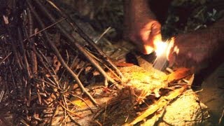 How to Make a Fire with Flint amp Steel  Survival Skills [upl. by Beatrix]