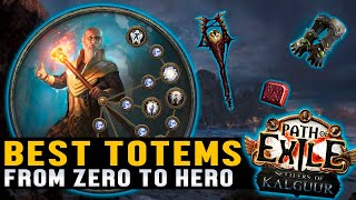 Flamewood Totem is a blast From Zero to Hero  Part 1  Path of Exile 325 Necro Event [upl. by Siwel]