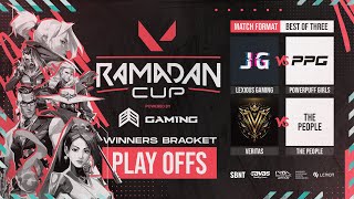 VALORANT RAMADAN CUP 2024  PLAYOFFS  WB [upl. by Artimid]