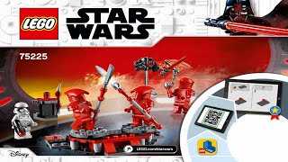 LEGO instructions  Star Wars  75225  Elite Praetorian Guard Battle Pack [upl. by Miuqaoj]