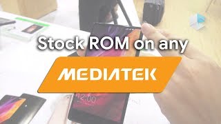 How to Install Stock ROM on any Mediatek Device using SP Flash tool [upl. by Laurene]