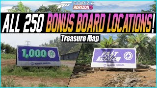 Forza Horizon 5  All 250 Bonus Board Locations [upl. by Ahsekar]