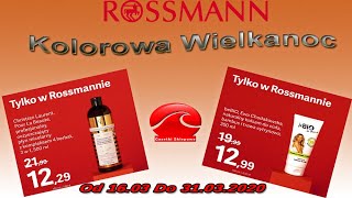 ROSSMANN Gazetka Promocyjna Od 16 03  Kolorowa Wielkanoc ROSSMANN Gazetki [upl. by Acinomad946]