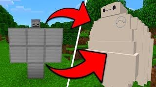 How To Spawn BAYMAX in Minecraft PE [upl. by Sergo]