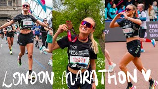 LONDON MARATHON 2024 VLOG  3hrs 39mins ad [upl. by Renny]