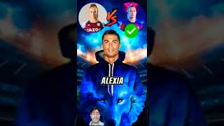 Ronaldo fans vs Messi fans messi messivsronaldo football soccer football fifa  Georgina [upl. by Dicks880]