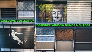 Budget Friendly Stylish Window Blinds  Printed Blinds for Room  Customized Wooden amp Roller Blinds [upl. by Yentuoc]