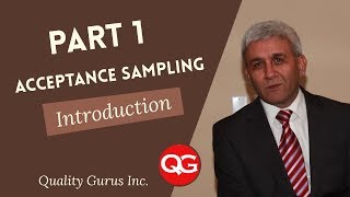 ASQ CQE  Acceptance Sampling  Part 1  Introduction [upl. by Demetre]