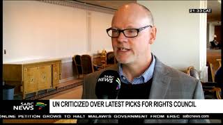 UN criticized over latest picks for Human Rights Council [upl. by Ahtelat432]