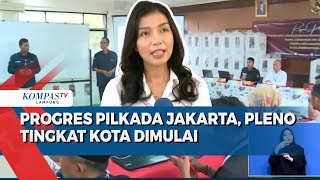 KPU Jakarta Sebut Rekapitulasi Tingkat Kecamatan Selesai Giliran Pleno Tingkat Kota [upl. by Renae368]