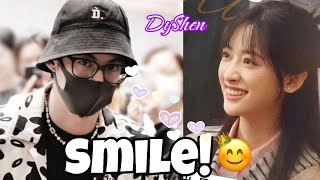 Shen Yue and Dylan Wang on world Smile Day [upl. by Eeltrebor]