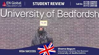 University of Bedfordshire visa success story [upl. by Htebi]