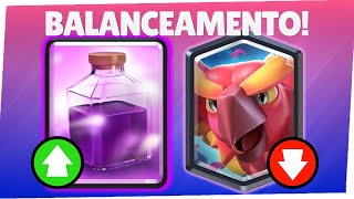 NOVO BALANCEAMENTO DO CLASH ROYALE [upl. by Dara]