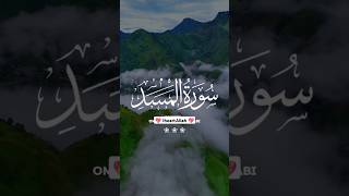 quotSurah AlMasad Powerful Quranic Recitation That Inspires Faithquot💖 [upl. by Munson893]