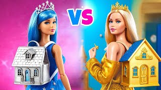 Night Girl vs Day Girl ✨💖 ONE COLORED HOUSE CHALLENGE [upl. by Irwin862]