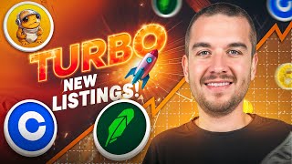 TURBO  COINBASE AND ROBINHOOD LISTINGS SOON This is WHY [upl. by Eenimod]