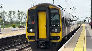 TRAINSPOTTING  East Midlands Railway EMR Class 158 158774 [upl. by Coucher]