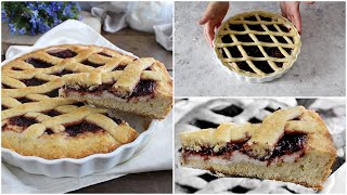 CROSTATA con frolla MORBIDA alla RICOTTA E CONFETTURA La cucina di Rita [upl. by Deehsar121]