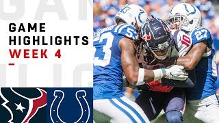 Texans vs Colts Week 4 Highlights  NFL 2018 [upl. by Chamberlain]