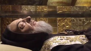 Saint Padre Pio body still preserved at San Giovanni Rotondo in Italy [upl. by Yenaiv]