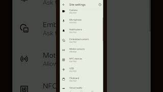 settings for cookies in Google chrome browser android mobile setting [upl. by Carly]