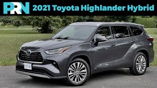 The Family Crossover You Deserve  2021 Toyota Highlander Hybrid Platinum AWD Full Tour amp Review [upl. by Pazit247]