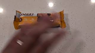 Quest Nutrition Crispy Chocolate Peanut Butter Hero Protein Bar Review [upl. by Yrod]