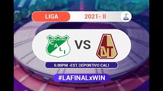 Deportivo Cali vs Deportes Tolima Previa Liga BetPlay Dimayor 2021II  Final Ida [upl. by Eaneg]